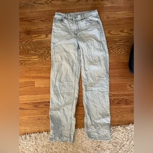 american eagle straight leg jeans 
size 4